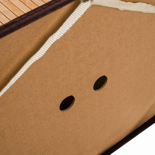 Описание Бамбуковая корзина для белья RUHHY 24269