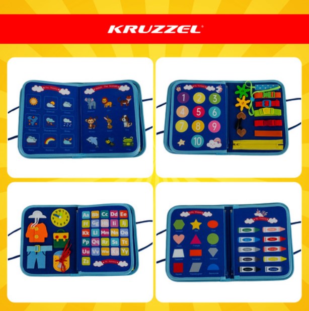 Фото Настольная игрушка МОНТЕССОРЫ Синяя KRUZZEL, 26881