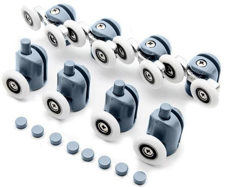 Фото Комплект колес для душевой кабины 8 шт 23 мм RUHHY