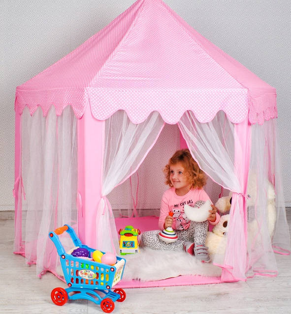 Характеристики Детская Палатка - домик игровой для дома и сада KRUZZEL