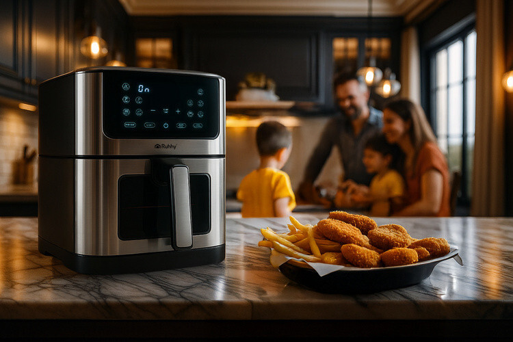 Характеристики Аэрофритюрница 8 л RUHHY 25512