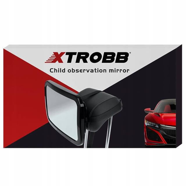 Описание Зеркало для наблюдения за детьми 30x20 см с ремнем XTROBB 8928