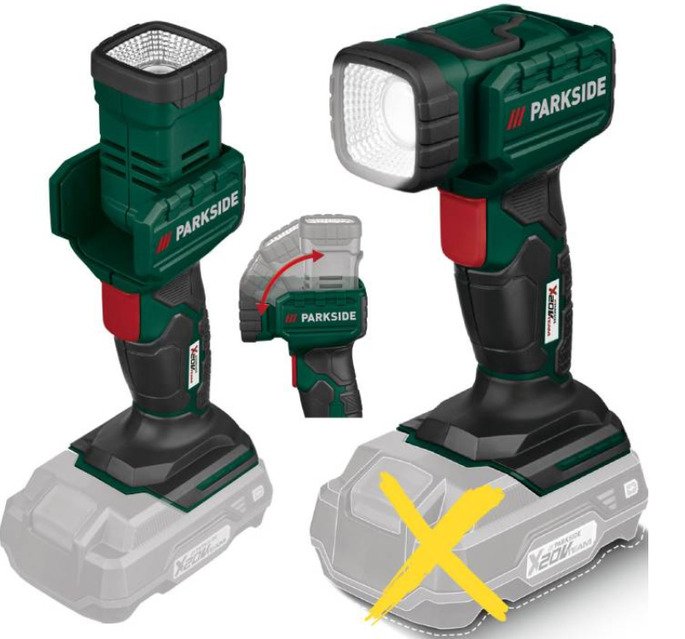 Характеристики Аккумуляторная лампа PARKSIDE