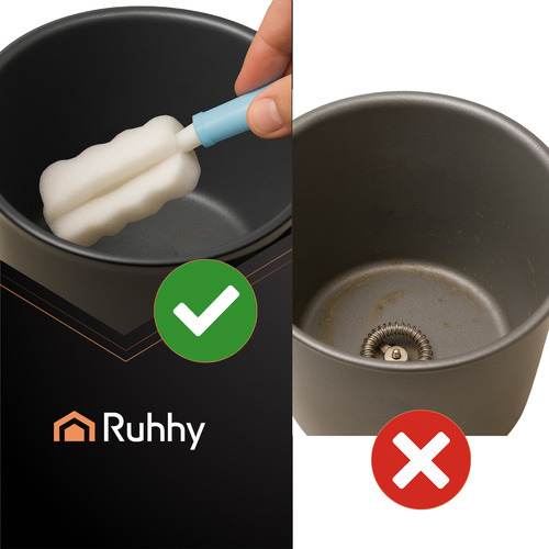 Фото Капучинатор электрический вспенитель молока с дисплеем 500 Вт RUHHY, 26649