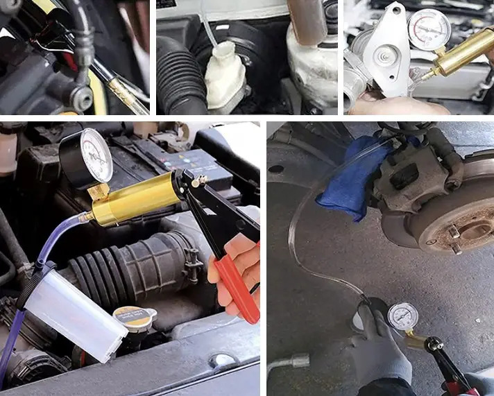 Фото Вакуумный насос давления с принадлежностями и чемоданом XTROBB, 8743