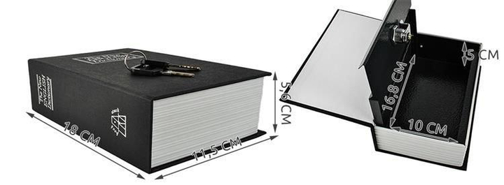 Фото Сейф - мини книга с ключом MALATEC, 6148