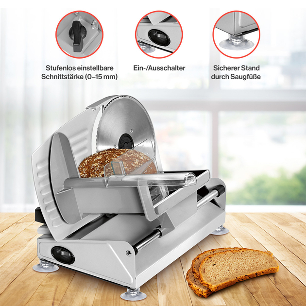 Фото Ломтерезка электрическая слайсер CLATRONIC, MA 3585