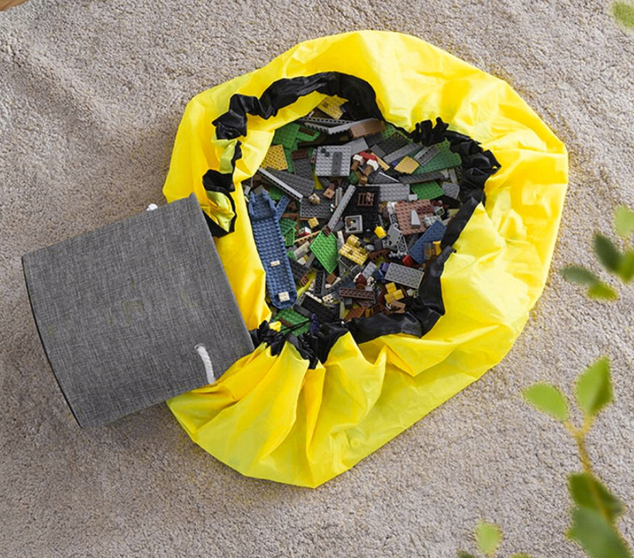 Фото Корзина для игрушек с ковриком KRUZZEL, 19556