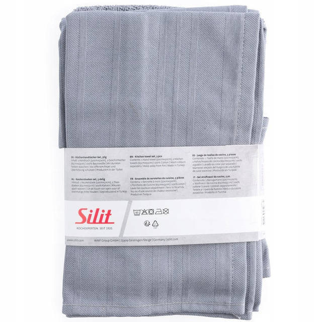 Характеристики Набор кухонных полотенец 2 шт + 1 тряпка из микрофибры 100% хлопок SILIT