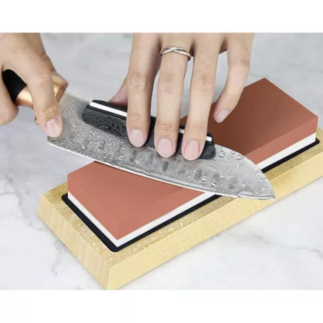 Характеристики Набір водних шліфувальних каменів для ножів RUHHY