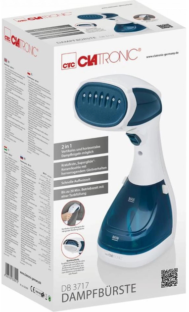 Описание Отпариватель CLATRONIC