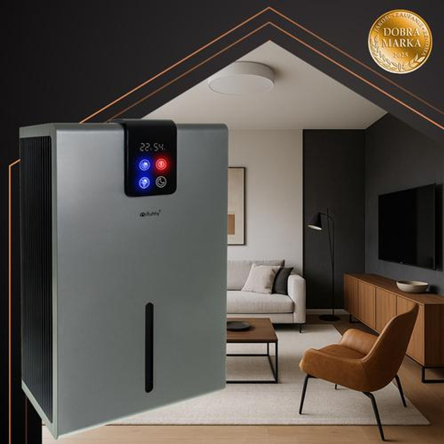 Описание Осушувач повітря сріблястий RUHHY 26496