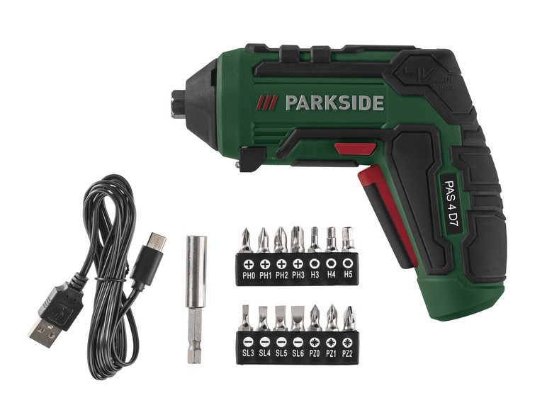 Характеристики Аккумуляторная отвертка PARKSIDE