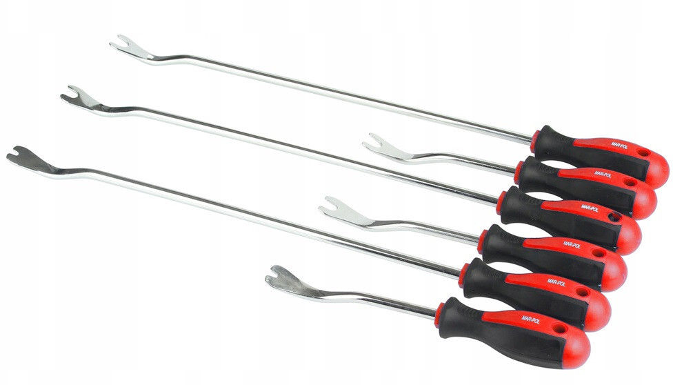 Фото Набор рычажных съемников для зажимов клипс, штифтов 6 элементов MAR-POL, M57445