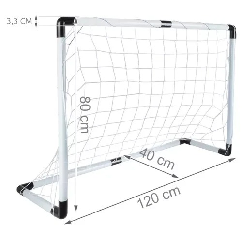 Описание Футбольные ворота + мяч + насос TRIZAND 23459