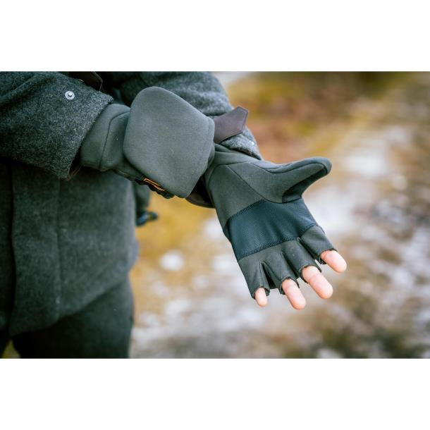Описание DECATHLON Mitt Softshell 500 Green