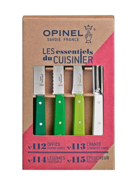 Фото Набір кухонних ножів 4шт, граб OPINEL, 001709