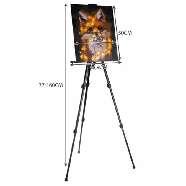 Фото Мольберт - тренога для рисования MAALEO