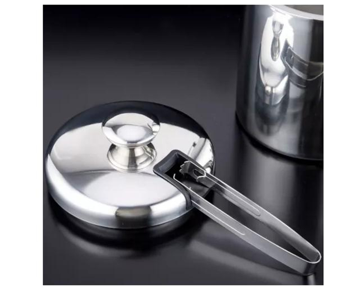 Фото Відерце для льоду - щипці + ложка RUHHY