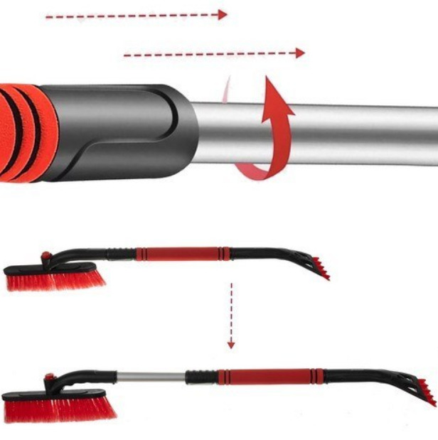 Фото Телескопический скребок для окон XTROBB, 24821