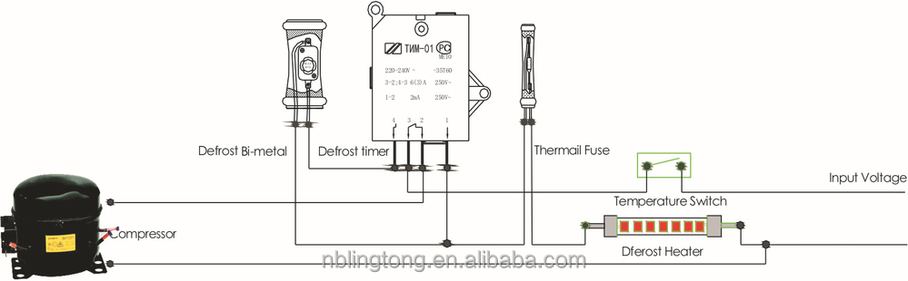 Новый размораживания таймер, Прекрасной заменой холодильник размораживания таймер LTDB-10