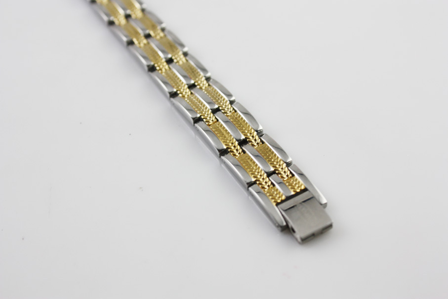 acciaio inossidabile 316l bio funzione energia bracciale in metallo