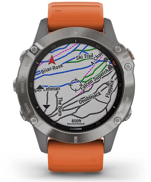 Garmin fenix 6. Топографічні та гірськолижні траси Garmin fenix 6. Топографічні та гірськолижні траси