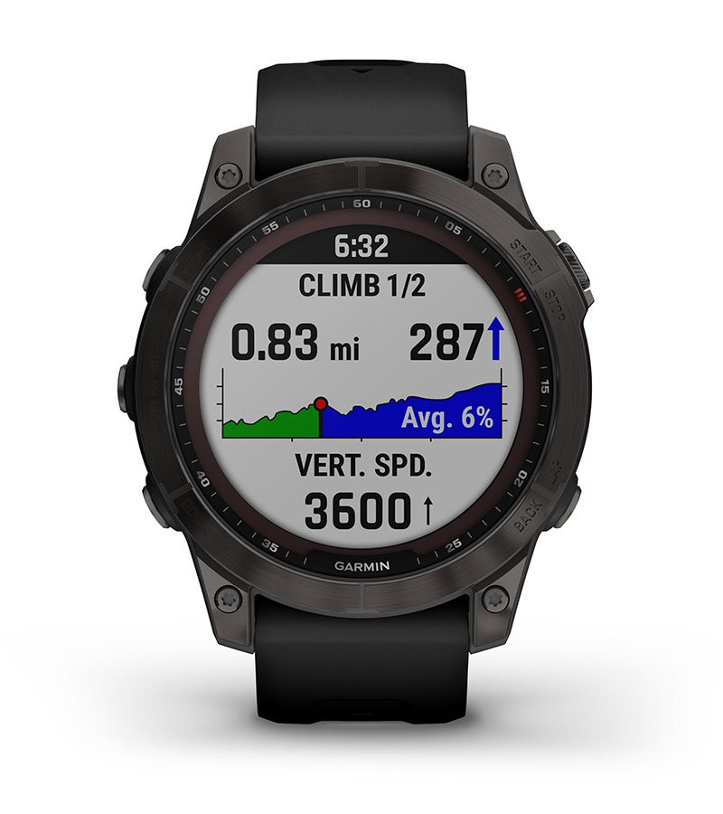 Використовуйте програму ClimbPro для перегляду інформації про поточний і майбутній підйоми Використовуйте програму ClimbPro для перегляду інформації про поточний і майбутній підйоми