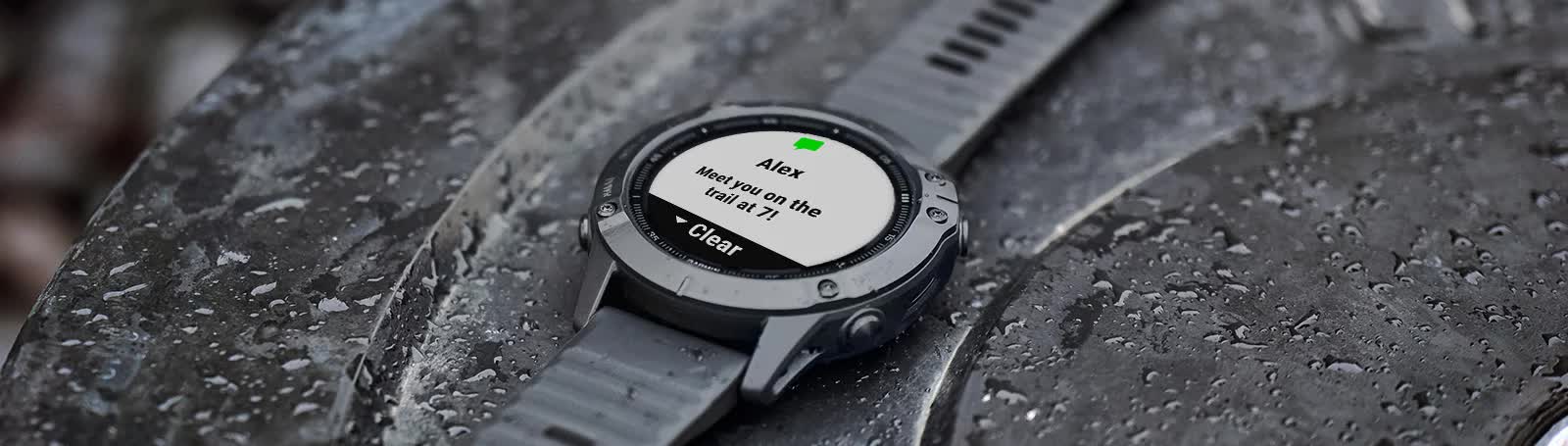 fenix 6 сріблястий з чорним ремінцем fenix 6 сріблястий з чорним ремінцем