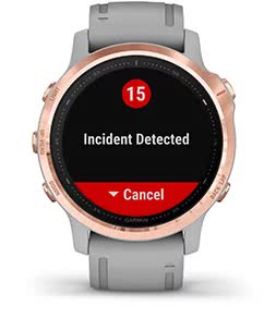 fenix 6S Sapphire. Функції безпеки та стеження fenix 6S Sapphire. Функції безпеки та стеження
