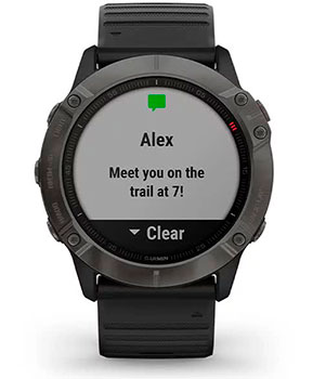 fenix6xpro. Смарт нотифікації fenix6xpro. Смарт нотифікації