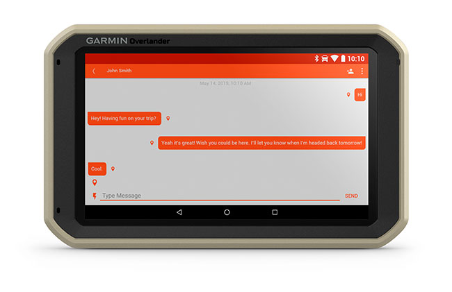 Навігатор Overlander. Сумісність з inReach Навігатор Overlander. Сумісність з inReach
