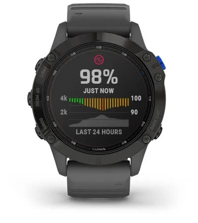 Пульсоксиметр Pulse Ox у fenix 6 Solar Пульсоксиметр Pulse Ox у fenix 6 Solar