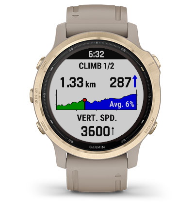 Функція ClimbPro у fenix 6S Solar Функція ClimbPro у fenix 6S Solar