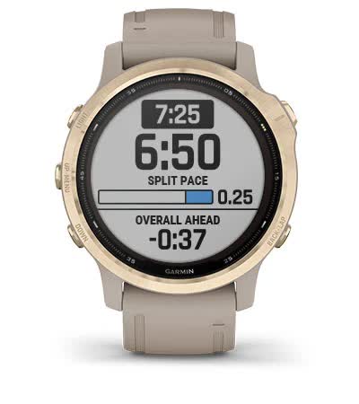 Технологія PacePro у fenix 6S Solar Технологія PacePro у fenix 6S Solar