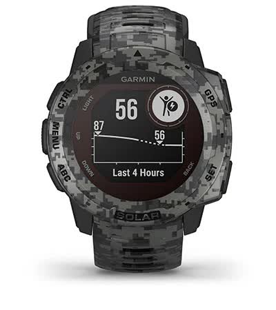 Instinct Solar – Camo Edition. Показник енергії в тілі Body Battery Instinct Solar – Camo Edition. Показник енергії в тілі Body Battery