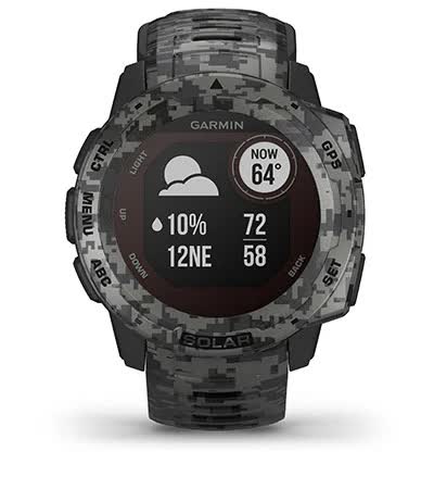 Instinct Solar – Camo Edition. Підтримка декількох навігаційних систем Instinct Solar – Camo Edition. Підтримка декількох навігаційних систем