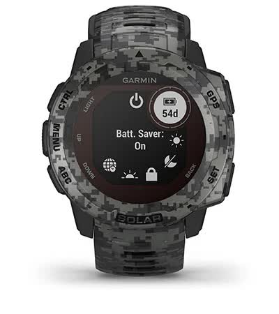 Instinct Solar – Camo Edition. Функція економії заряду Power Manager Instinct Solar – Camo Edition. Функція економії заряду Power Manager