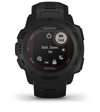 Instinct Solar Tactical Edition. Функція економії заряду Power Manager Instinct Solar Tactical Edition. Функція економії заряду Power Manager