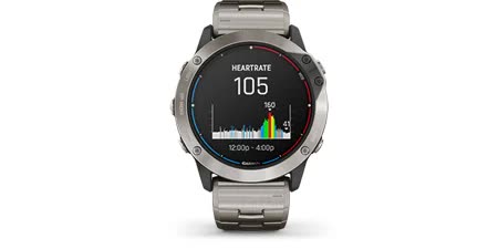 Quatix 6 Titanium. Вбудований пульсометр Quatix 6 Titanium. Вбудований пульсометр