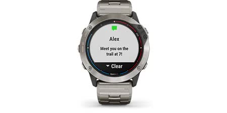 Quatix 6 Titanium. Смарт нотифікації Quatix 6 Titanium. Смарт нотифікації