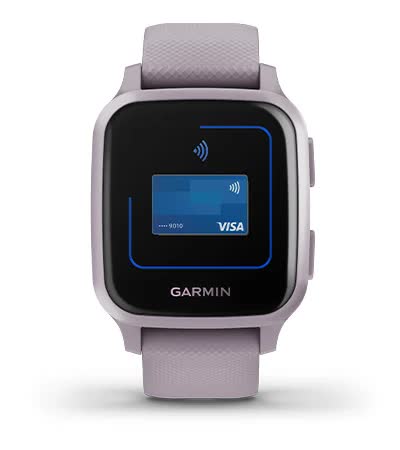 Venu Sq оснащений системою безконтактних платежів Garmin Pay Venu Sq оснащений системою безконтактних платежів Garmin Pay
