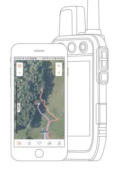 инхронізуйте пристрій Alpha 200i з додатком Garmin Explore инхронізуйте пристрій Alpha 200i з додатком Garmin Explore