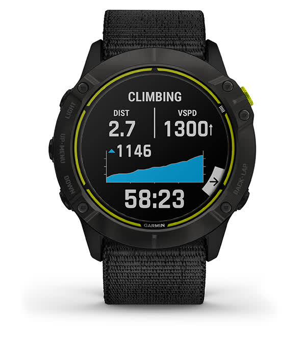 Годинник Enduro включає режим Беккантрі (позатрасове катання на лижах та сноуборді) Годинник Enduro включає режим Беккантрі (позатрасове катання на лижах та сноуборді)