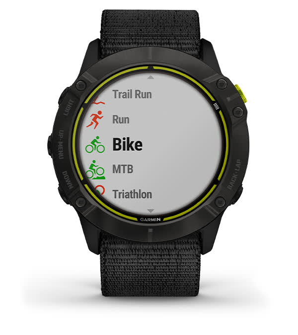 Використовуйте попередньо завантажені профілі активності у Garmin Enduro Використовуйте попередньо завантажені профілі активності у Garmin Enduro