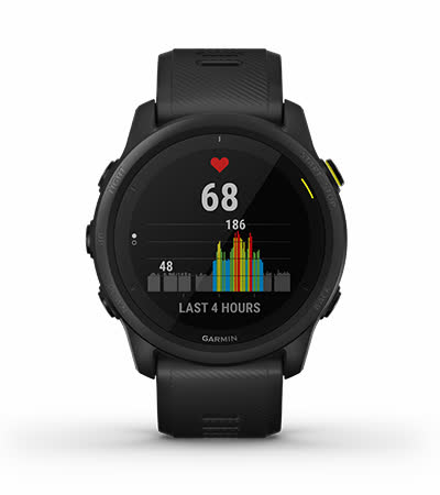 Forerunner 745 має вбудований високоточний пульсометр Forerunner 745 має вбудований високоточний пульсометр