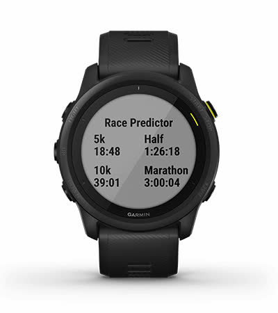 Forerunner 745 надає прогнози змагань Forerunner 745 надає прогнози змагань