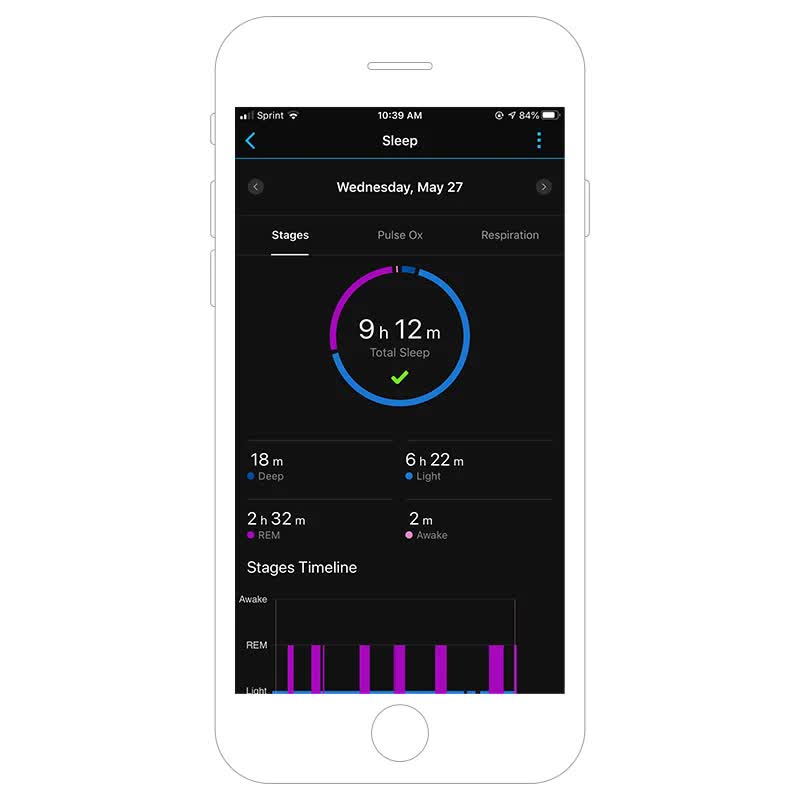 Побачте повну картину свого сну з розділенням на фазі легкого, глибокого та швидкого сну з даними пульсоксиметра та дихання Побачте повну картину свого сну з розділенням на фазі легкого, глибокого та швидкого сну з даними пульсоксиметра та дихання