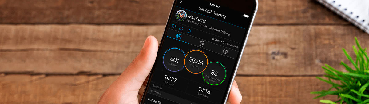 Переглядайте статистичні дані та відстежуйте цілі у додатку Garmin Connect Переглядайте статистичні дані та відстежуйте цілі у додатку Garmin Connect