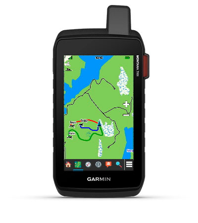 Навігатор Montana 700 синхронізується з сумісними портативними пристроями серії Atemos (продаються окремо) для відстеження собак Навігатор Montana 700 синхронізується з сумісними портативними пристроями серії Atemos (продаються окремо) для відстеження собак